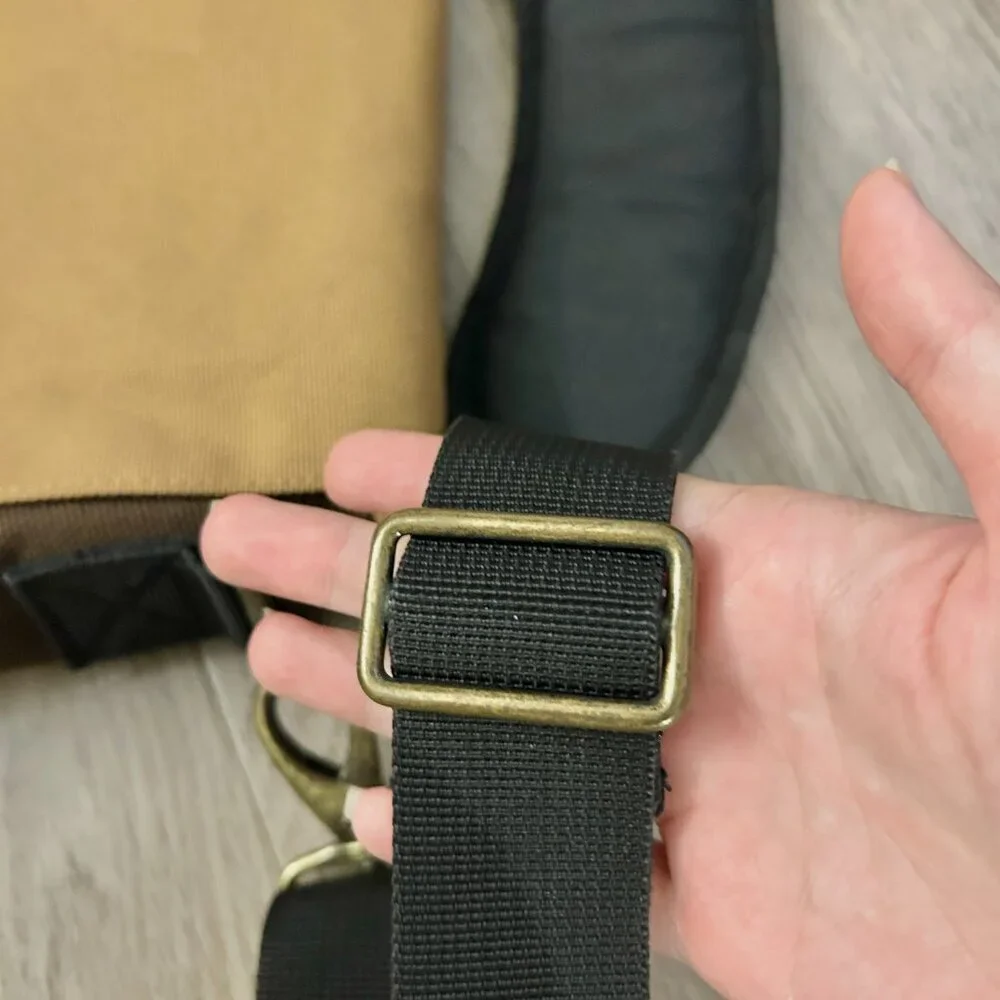 Timberland Vintage Style Brown Messenger Bag